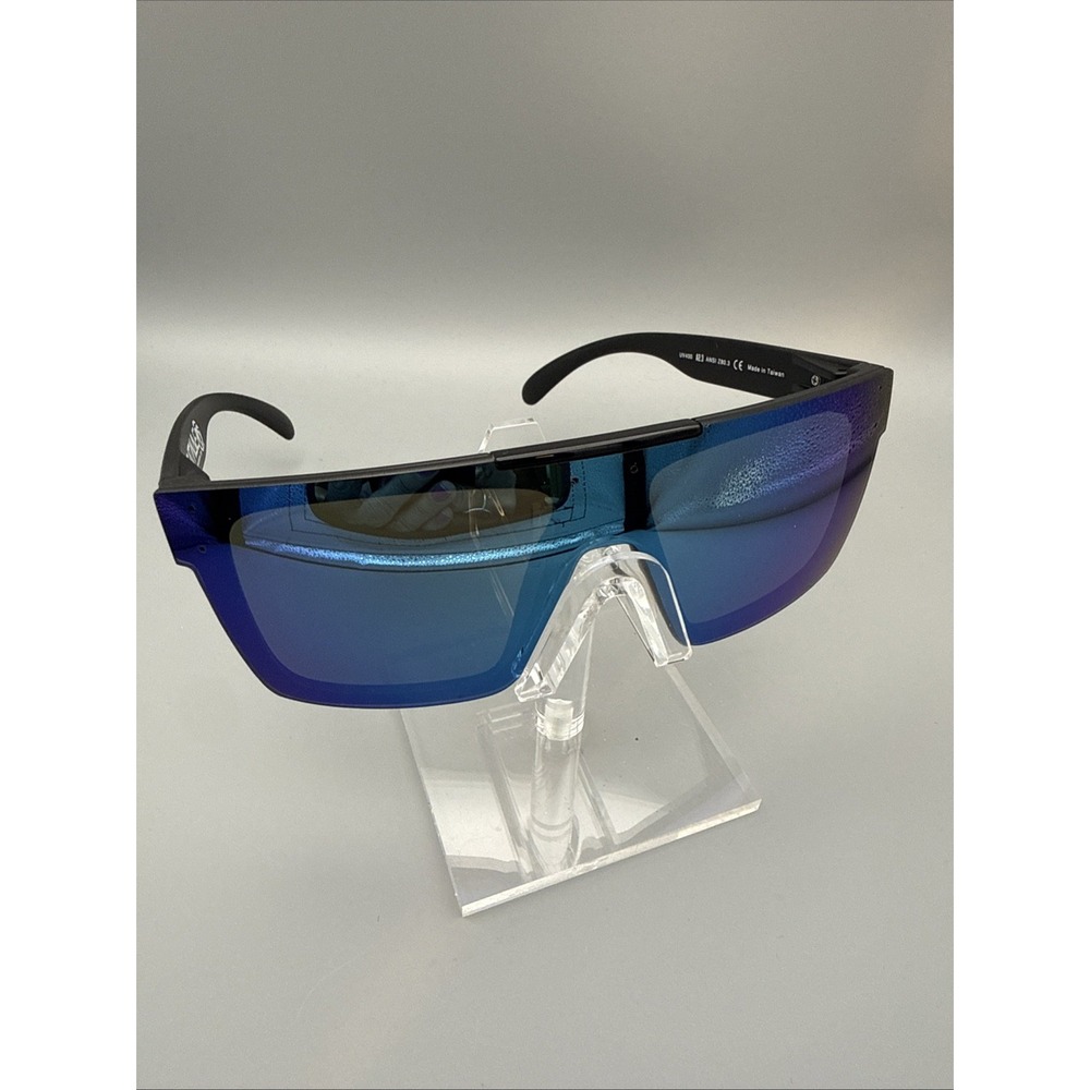 Heatwave Authentic Shield Glasses Z87+ Black Frame/Black Lens UV400 A2.3 MINT